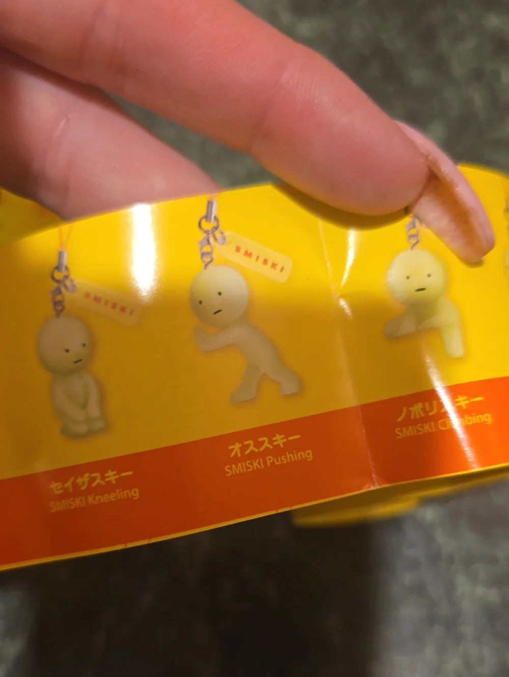 NEW! Smiksi Ball V2 PUSHING Phone Strap Authentic